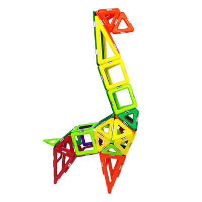 OEM ODM 3D Płytki Magnetyczne Zwierzęta Girafa Struktura Magnetyczne Bloki Zestawy Dla Dzieci
