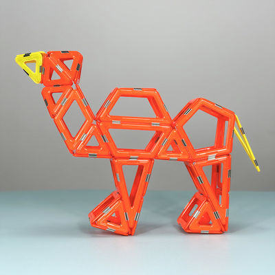 Dzieci Edukacyjny wielbłąd zwierzęcy model magnetyczne płytki Diy montaż Magnet zabawki
