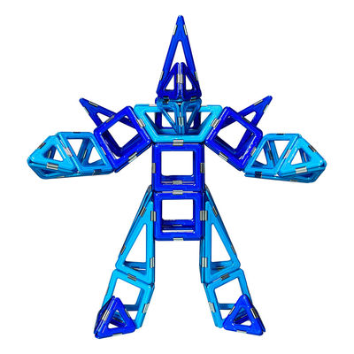 Puzzle Magnetyczna Nauka Płytki Mecha Magnetyczne Bloki 3D Dla Twórczych Umysłów