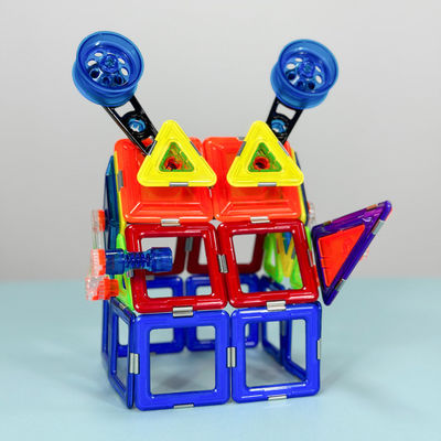 OEM Kolorowe Płytki Magnetyczne Nauki Puzzle Toy Mecha House Formy Potwora