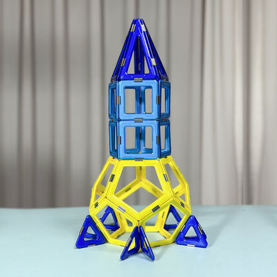 3D Puzzle Magnetyczna Mecha Kosmiczna Rakieta, Magnetyczna Gniazda Zabawki Bloki Budowlane