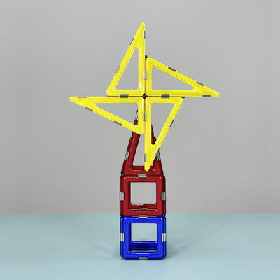 3D DIY Magnetyczne zabawki budowlane Płytki pod kątem prawym Blokowiec wiatrowy