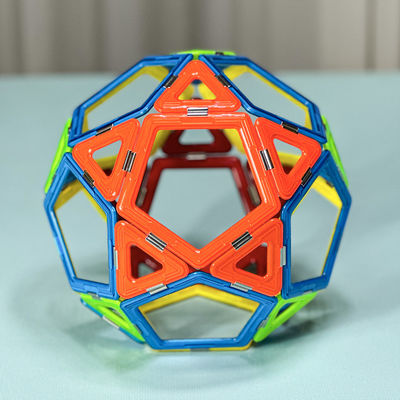 DIY 3D Płytki Magnetyczne Freestyle Planety Eksploracja Kształty Magnetyczne Bloki Budowlane